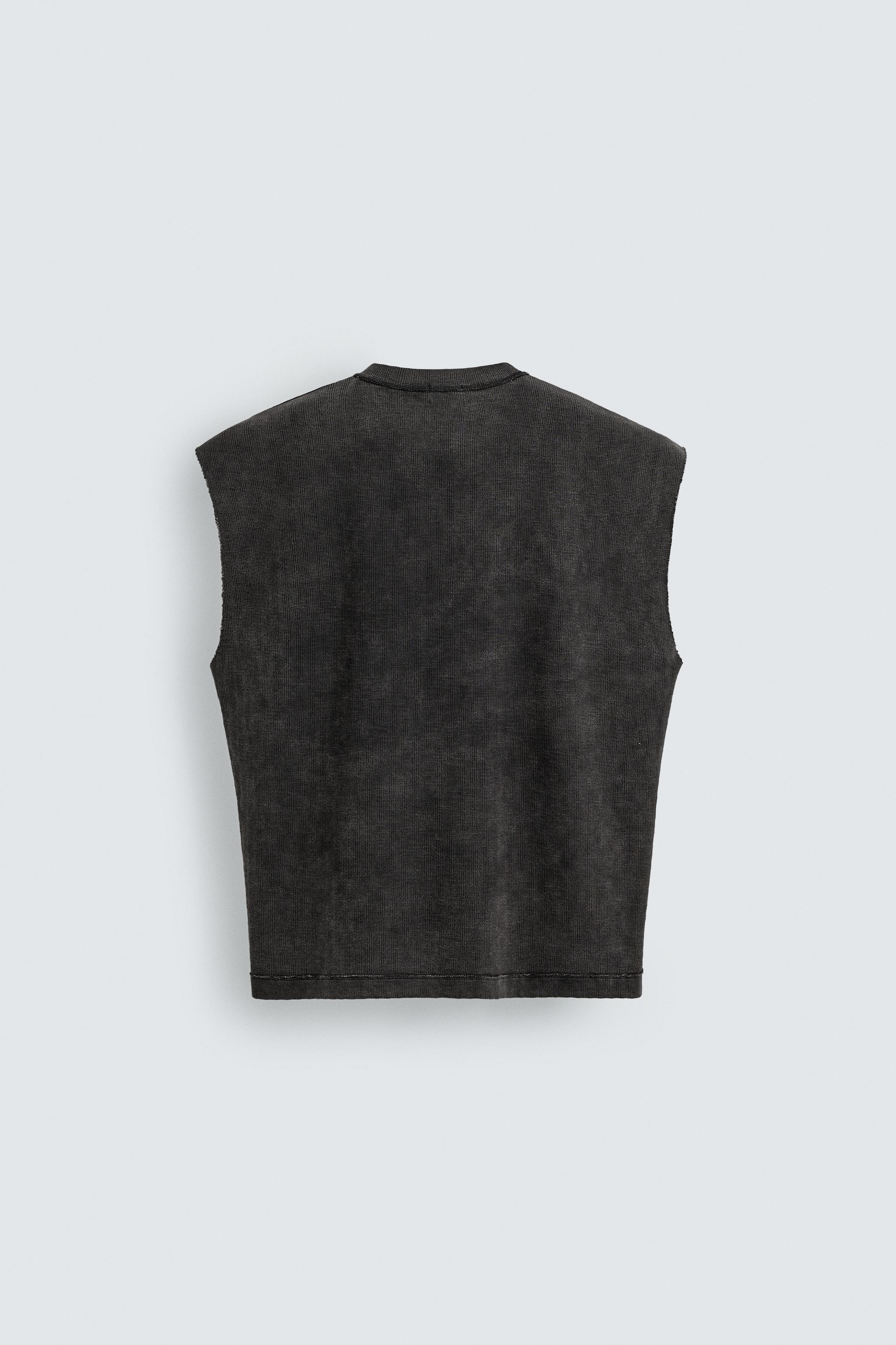 HORSE PRINT KNIT TANK TOP